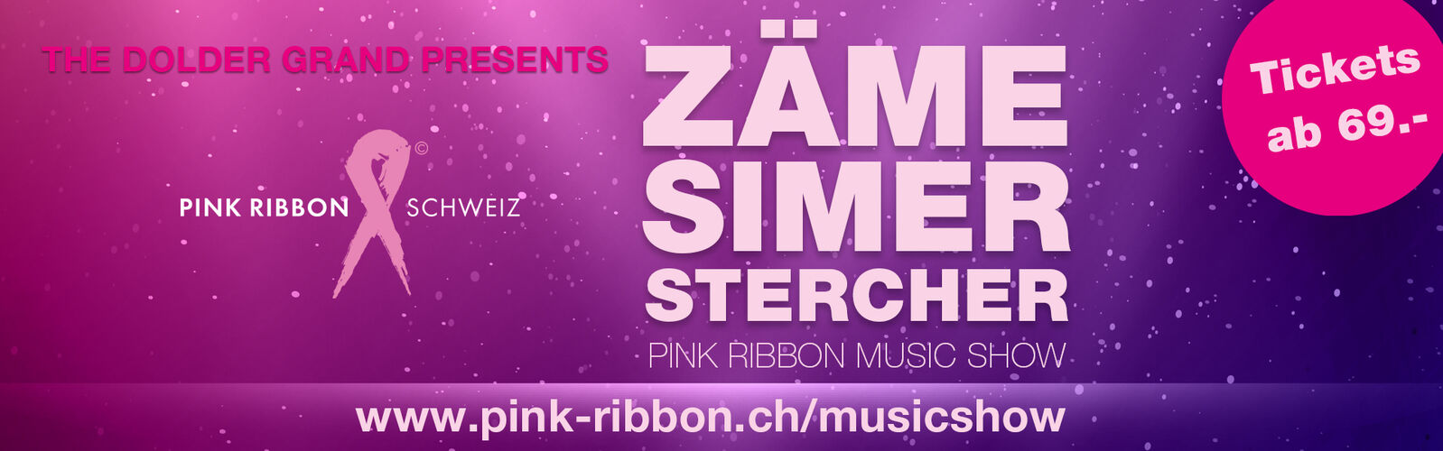 Pink Ribbon Music Show - 28. Januar bis 1. Februar 2026